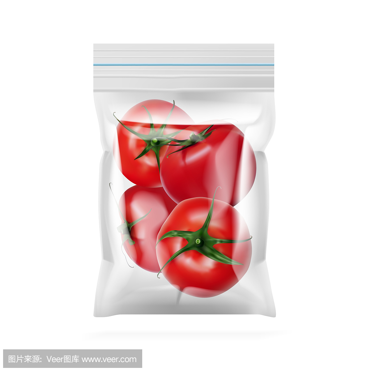 现实的聚丙烯塑料西红柿包装